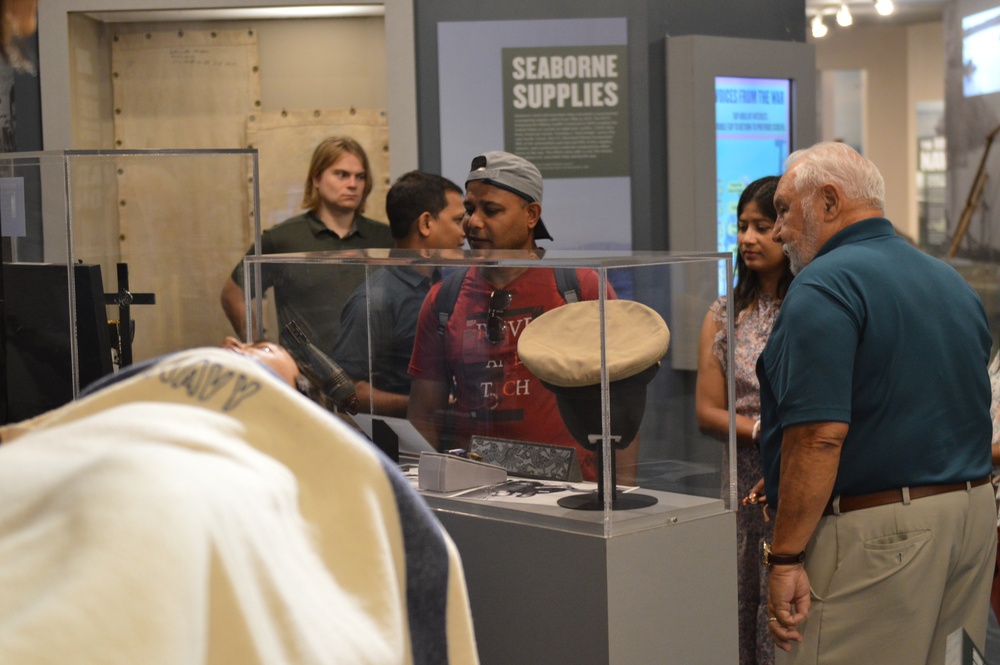 Naval Museum Volunteer in Action