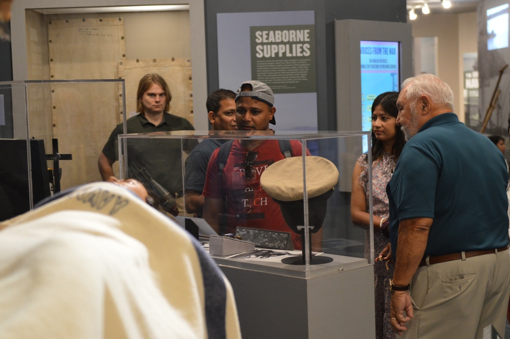 Naval Museum Volunteer in Action