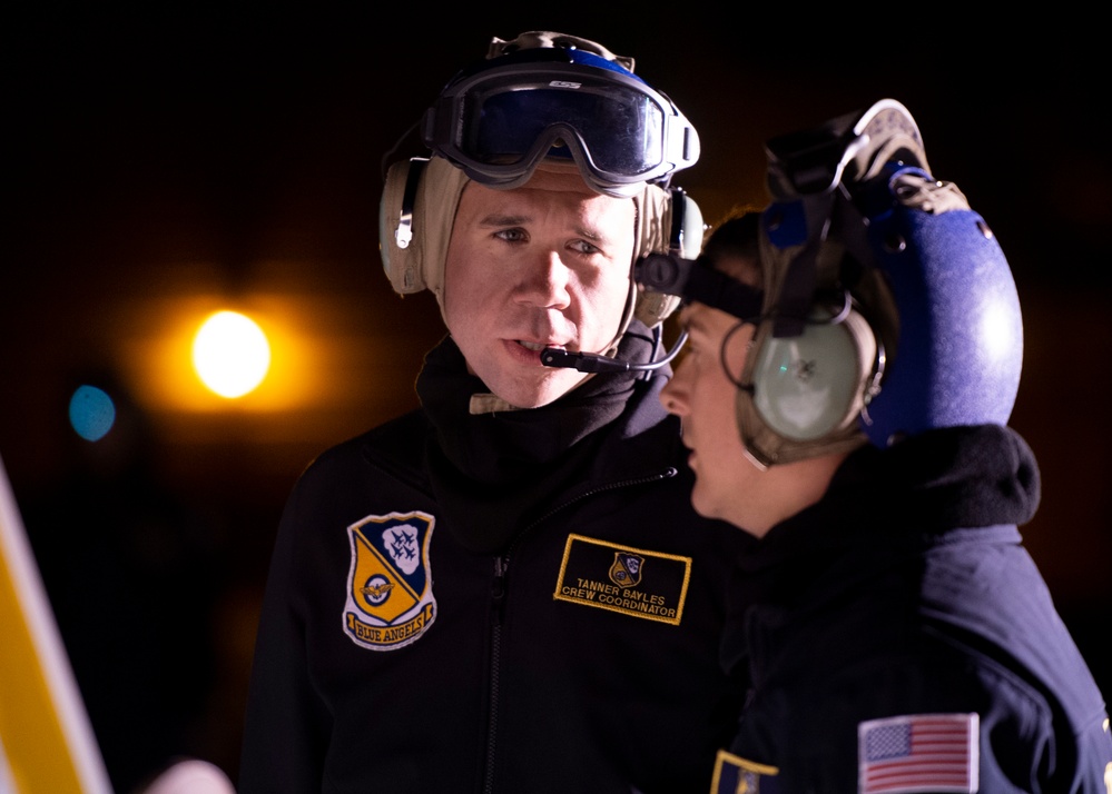 Blue Angels Conduct Winter Training at NAF El Centro