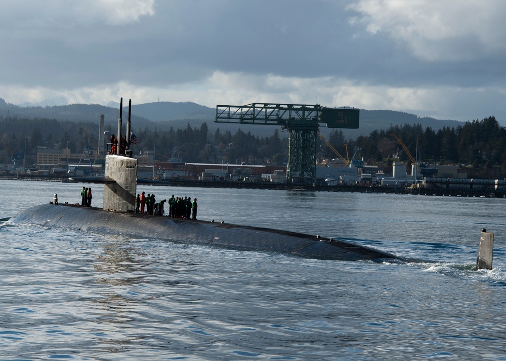 USS Key West Arrives in Bremerton