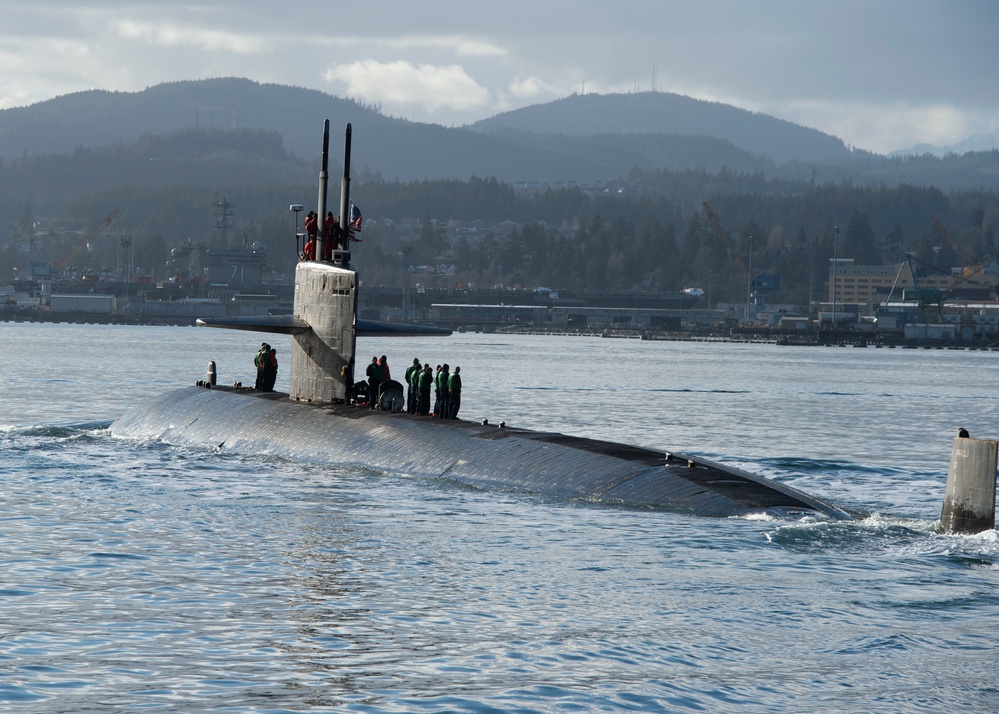 USS Key West Arrives in Bremerton