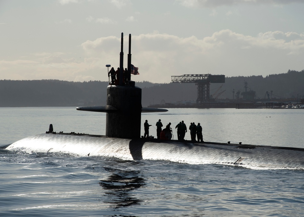 USS Key West Arrives in Bremerton