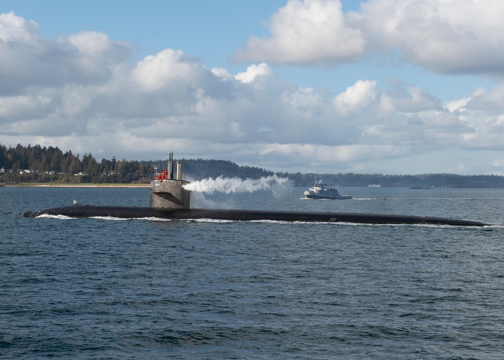 USS Key West Arrives in Bremerton