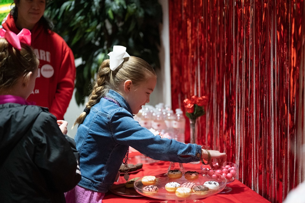 Valentine’s Day party for EFMP families at Travis AFB
