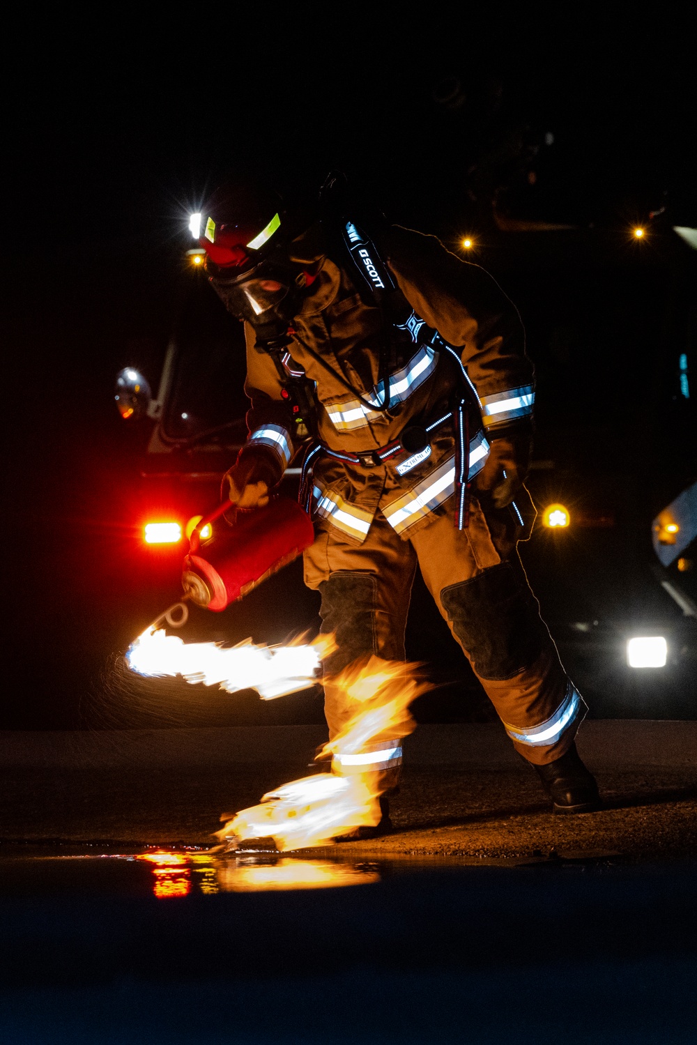 Marines Confront Fire during Exercise