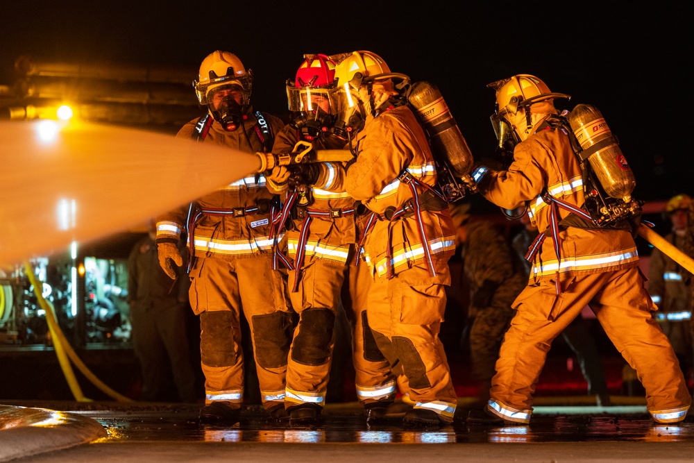 Marines Confront Fire during Exercise