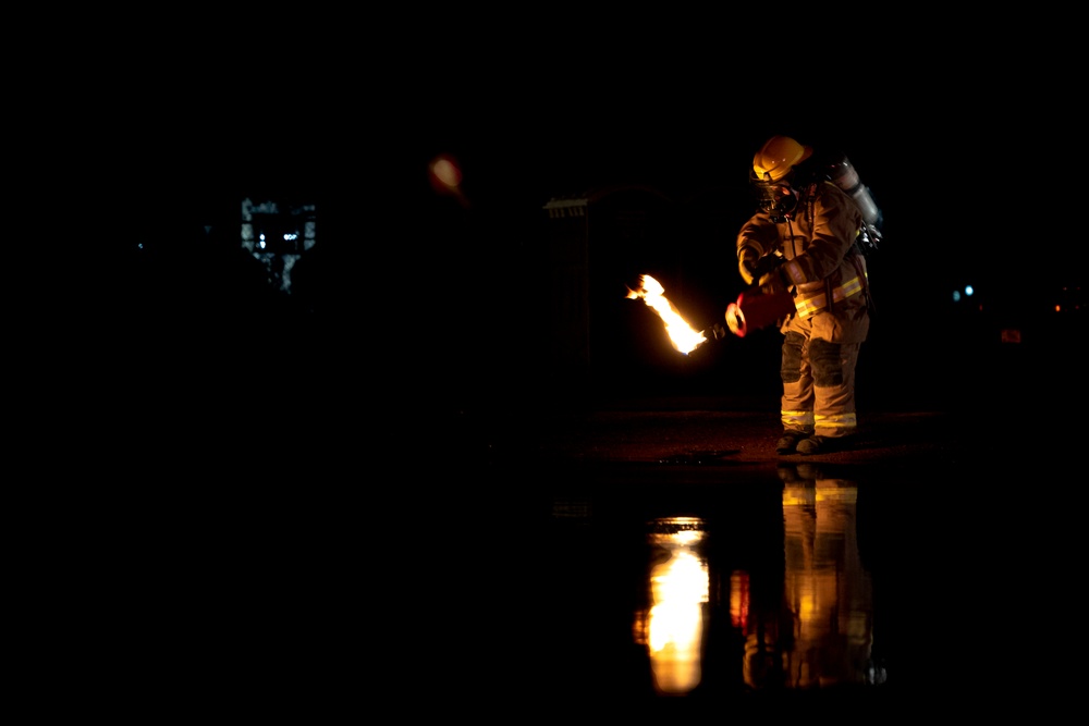 Marines Confront Fire during Exercise