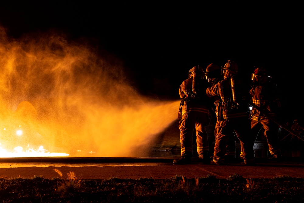 Marines Confront Fire during Exercise