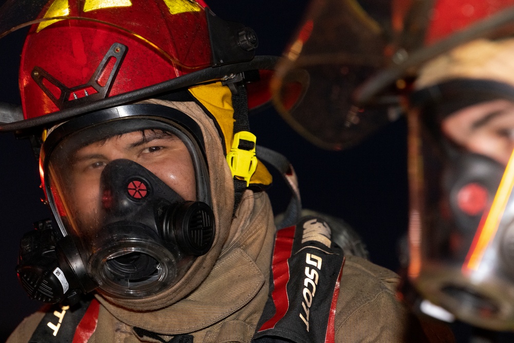 Marines Confront Fire during Exercise