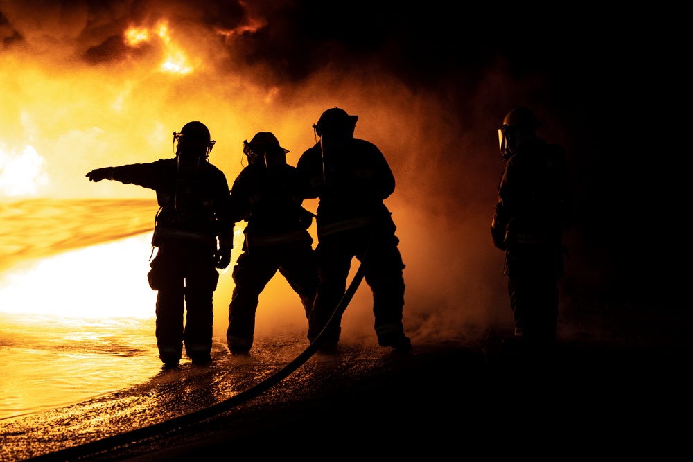 Marines Confront Fire during Exercise