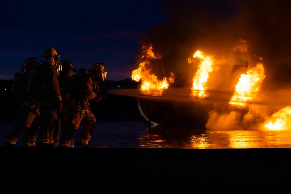 Marines Confront Fire during Exercise