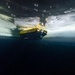 VR Defender Enters Water Below The Ice