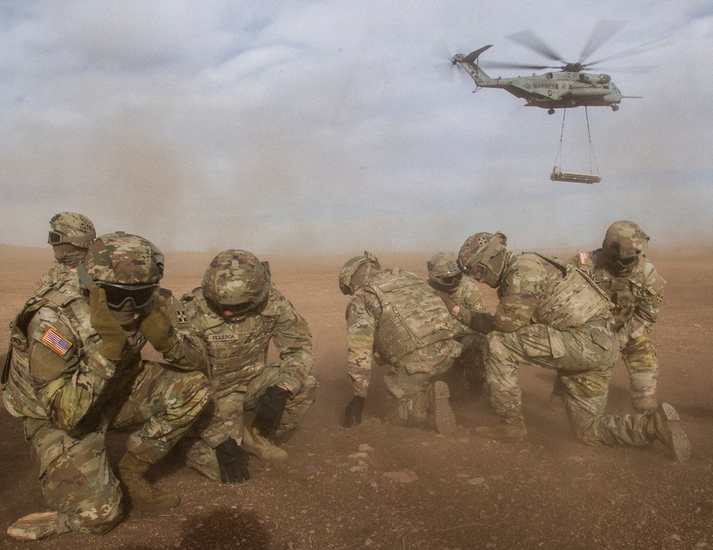 4th Brigade Support Batallion Sling Load Training