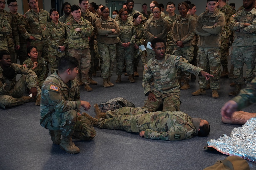 65th Medical Brigade conducts Combat Life Saver course for Eighth Army Units.