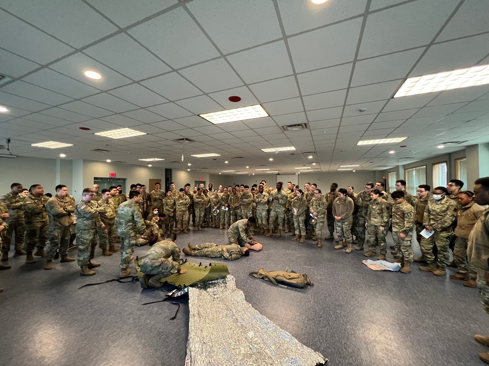 65th Medical Brigade conducts Combat Life Saver course for Eighth Army Units.