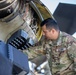 U.S. Army Soldier Performs Post-Flight Maintenance