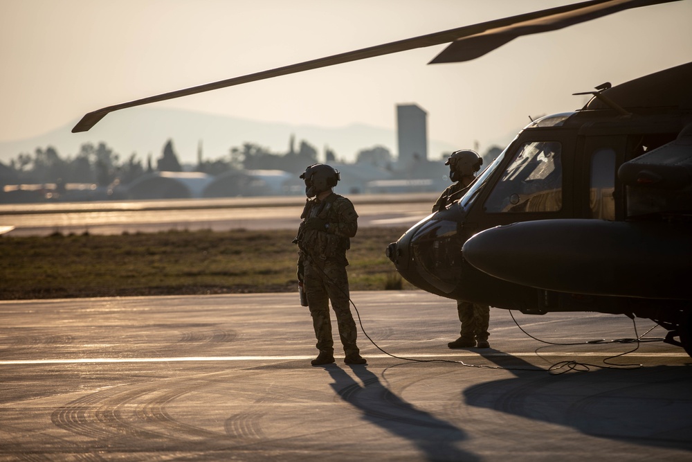 U.S. Army Soldier prepares for upcoming survey mission