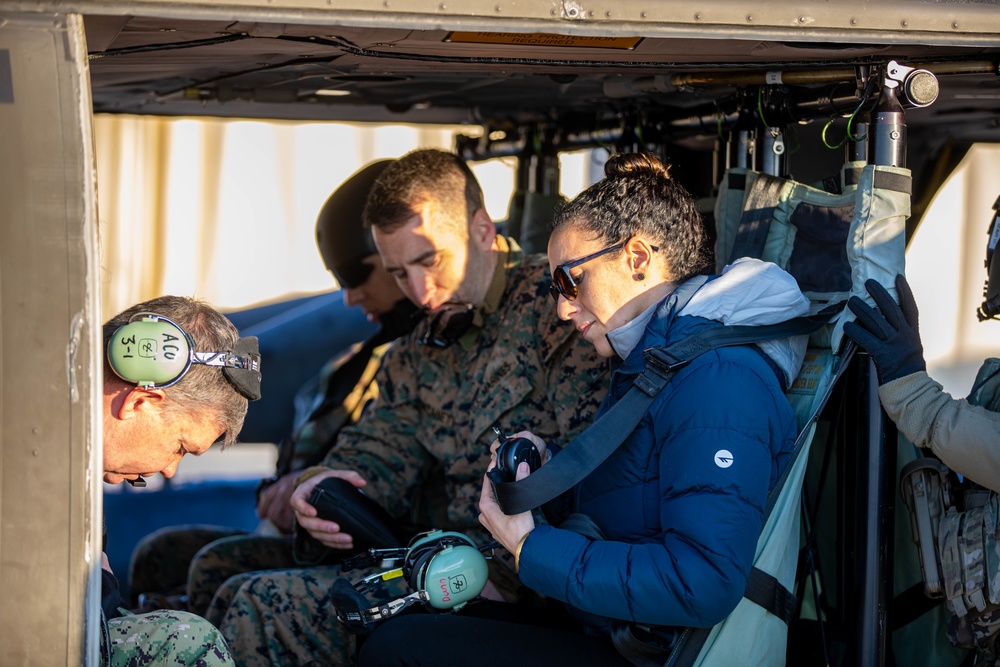 DART Coordinator rides in UH-60M Blackhawk for survey mission of Türkiye