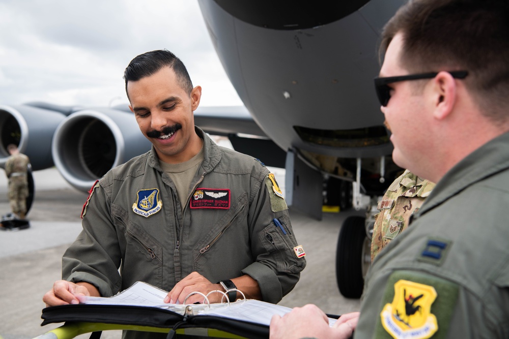 Going the distance: Tankers enable fighter support over Pacific