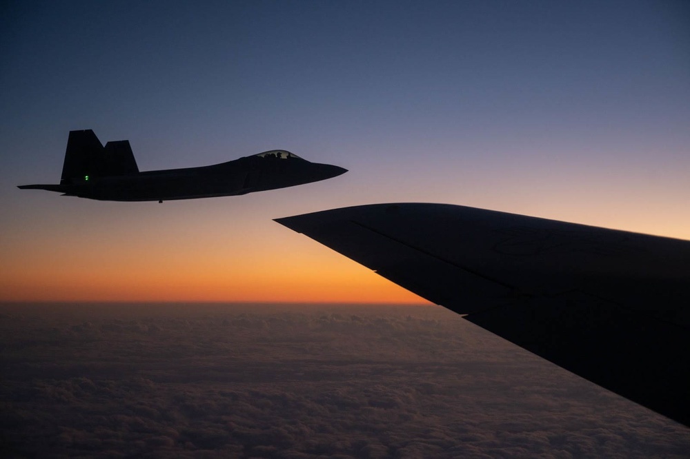 Going the distance: Tankers enable fighter support over Pacific