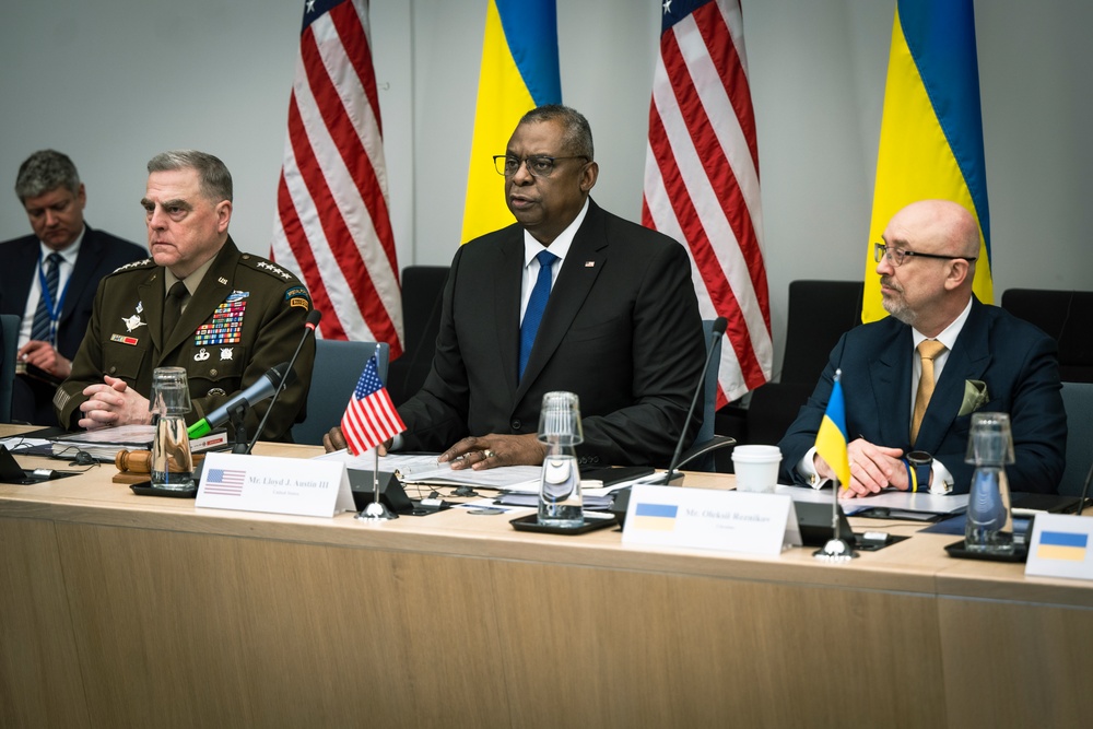 SECDEF Hosts 9th Ukraine Defense Contact Group