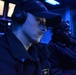 USS Antietam (CG 54) Training Officer Coordinates Air Defense During Simulated Exercise