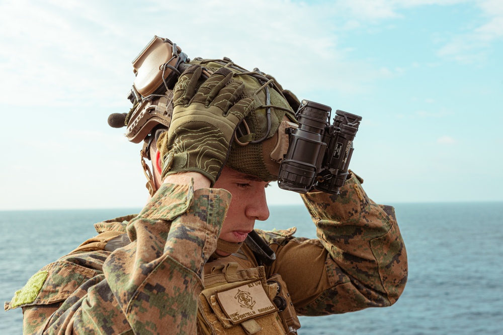 Scout Snipers Provide Overwatch for VBSS