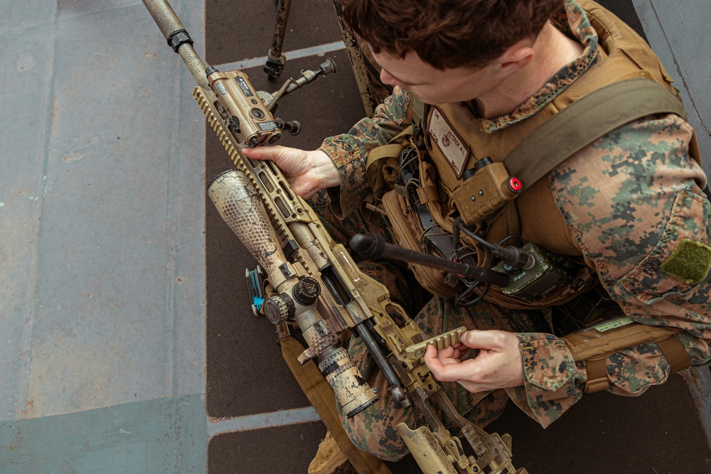 Scout Snipers Provide Overwatch for VBSS