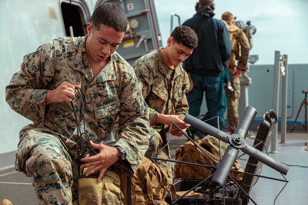 Scout Snipers Provide Overwatch for VBSS