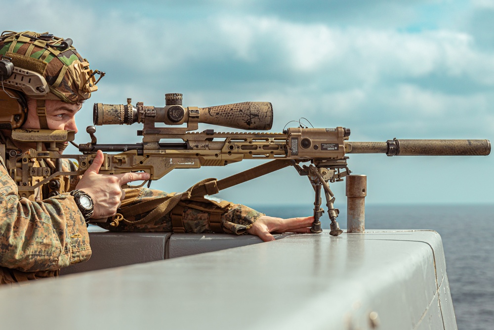 Scout Snipers Provide Overwatch for VBSS