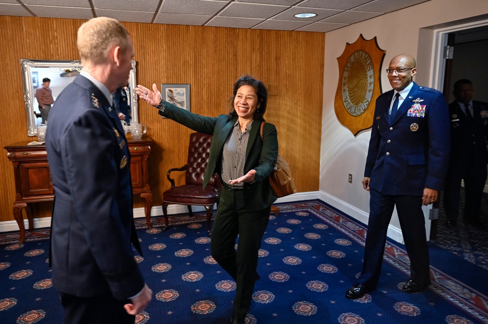 CSAF Brown hosts retirement for Lt. Gen. Dawkins