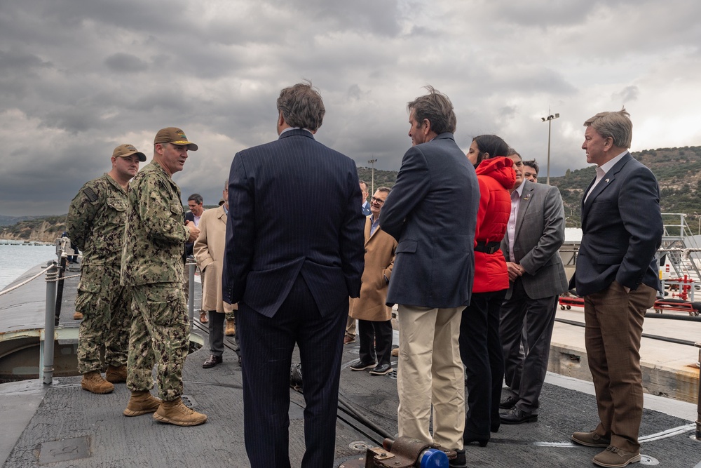 Congressional Armed Services Committee visits NSA Souda Bay