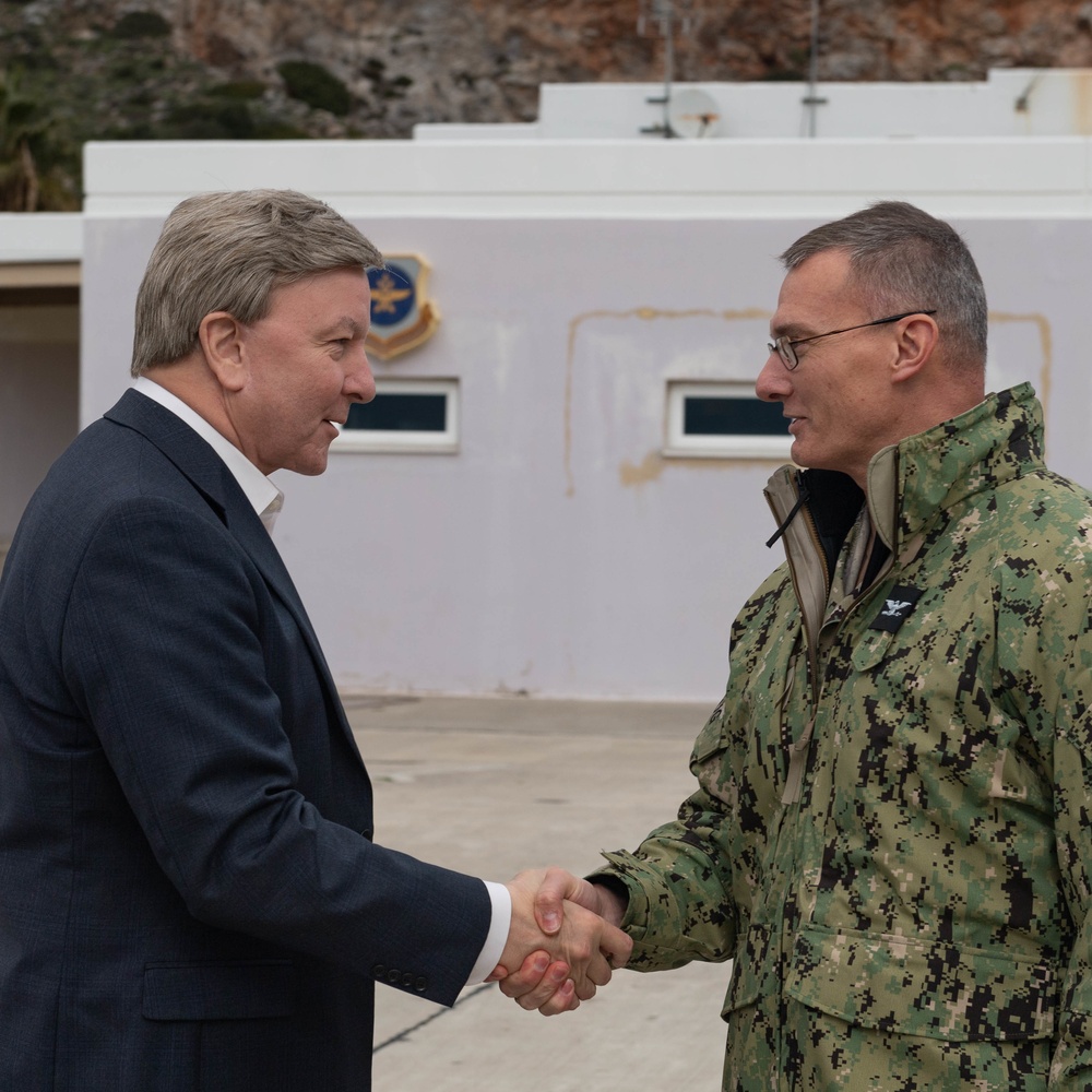 Congressional Armed Services Committee visits NSA Souda Bay