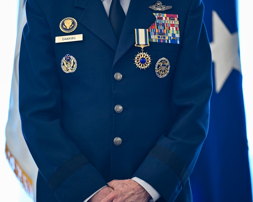 CSAF Brown hosts retirement for Lt. Gen. Dawkins