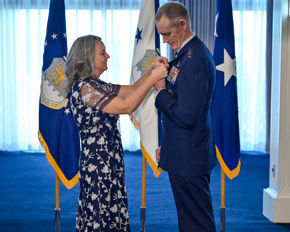 CSAF Brown hosts retirement for Lt. Gen. Dawkins