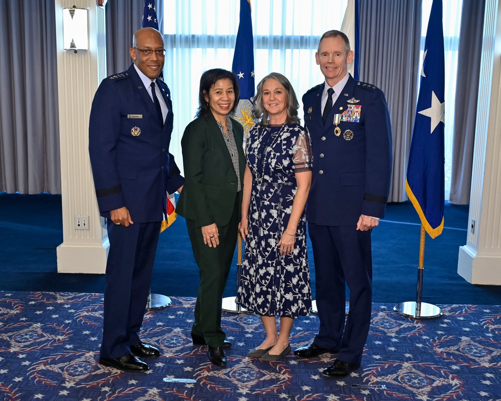 CSAF Brown hosts retirement for Lt. Gen. Dawkins