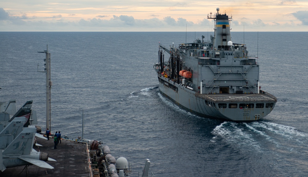 Nimitz Conducts Fueling at Sea