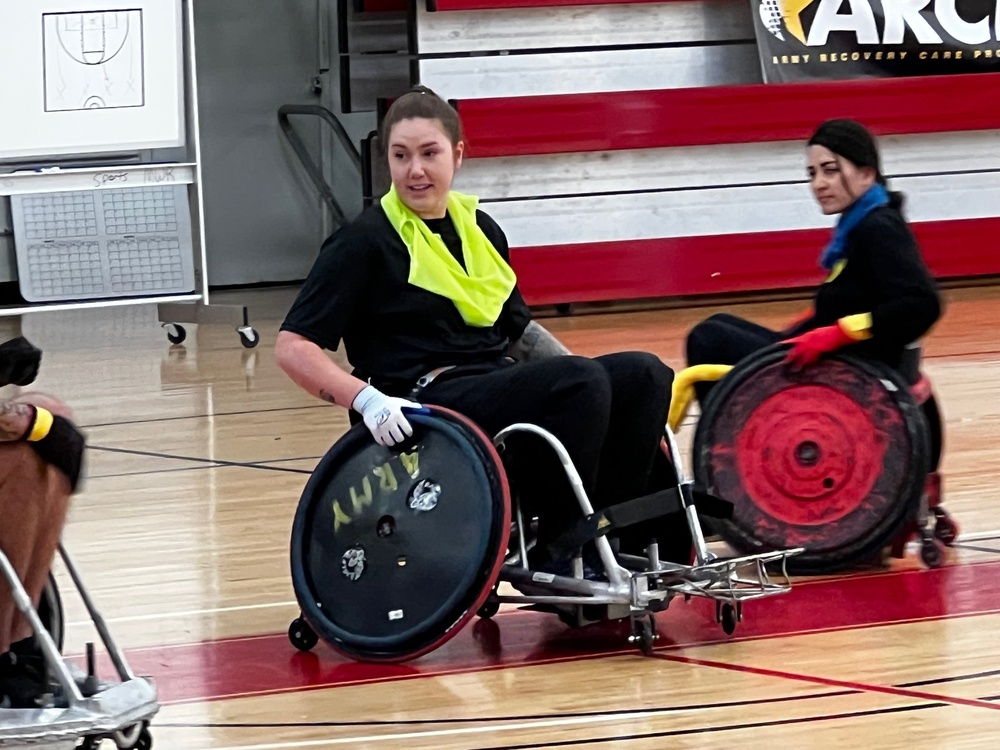 Soldiers and Cadre Discover Benefits of Wheelchair Rugby