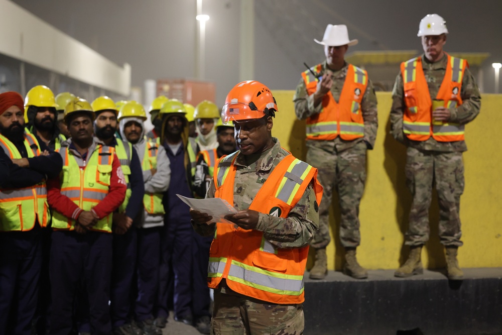 DVIDS - Images - SDDC Soldiers load a shipment of military equipment ...