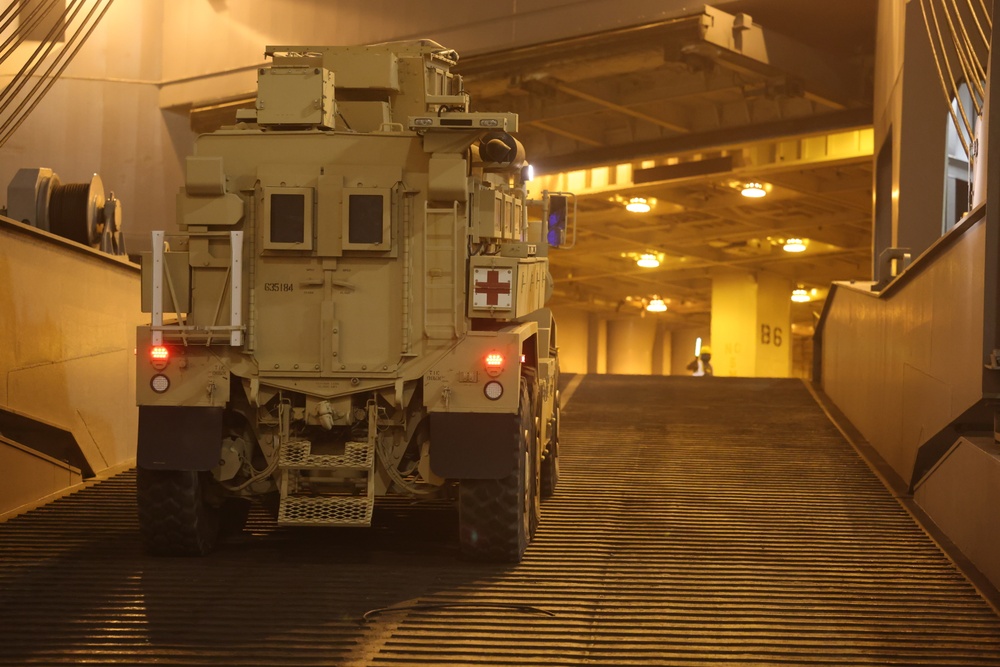 DVIDS - Images - SDDC Soldiers load a shipment of military equipment ...