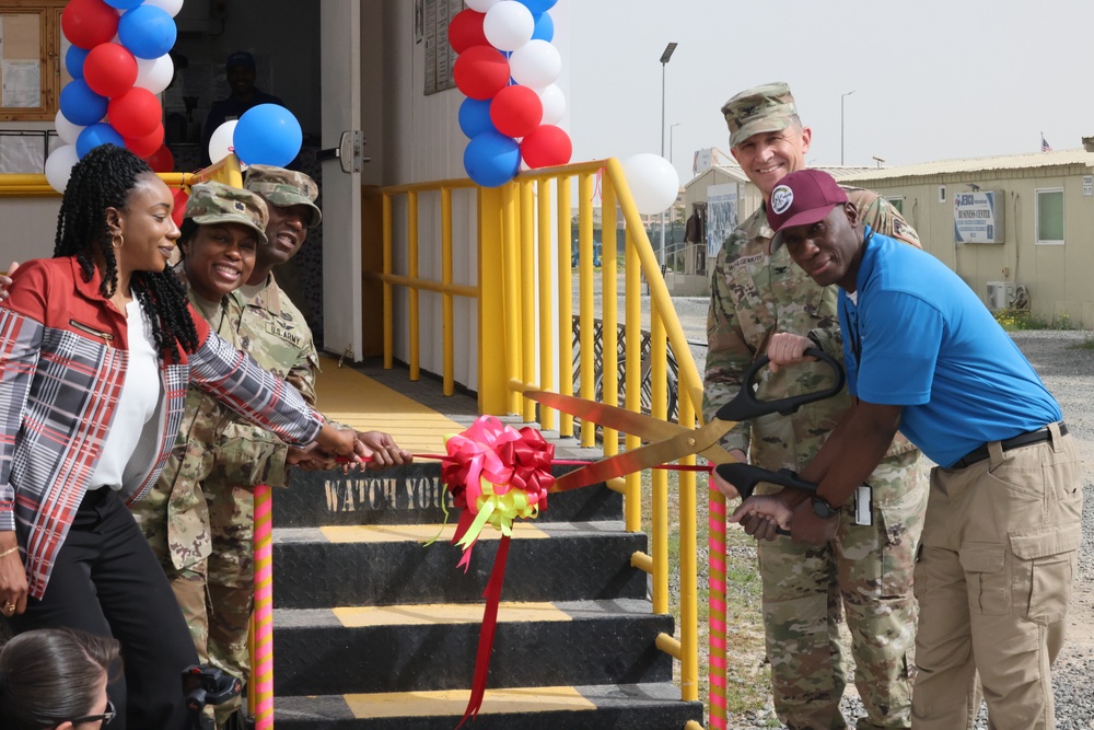 Area Support Group - Kuwait reopens Camp Arifjan's Dining Facility 2, February, 2023