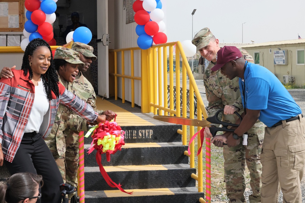 Area Support Group - Kuwait reopens Camp Arifjan's Dining Facility 2, February, 2023