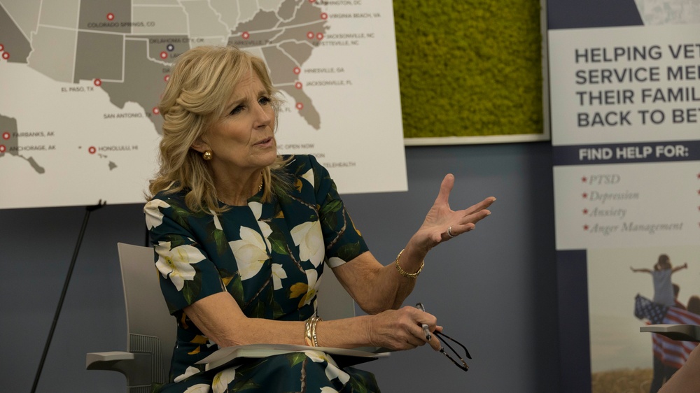 First Lady of the United States visits Oceanside, California