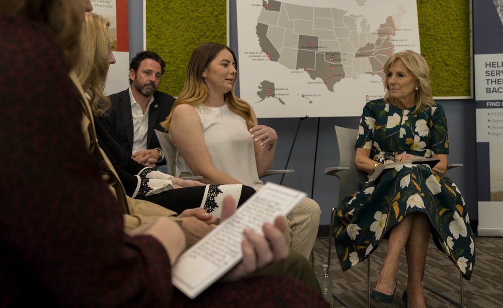 First Lady of the United States visits Oceanside, California