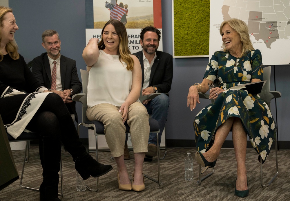 First Lady of the United States visits Oceanside, California