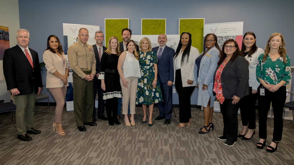 First Lady of the United States visits Oceanside, California