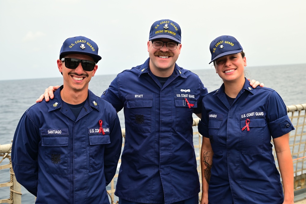 USCGC Spencer (WMEC 905) kicks off heart health awareness month