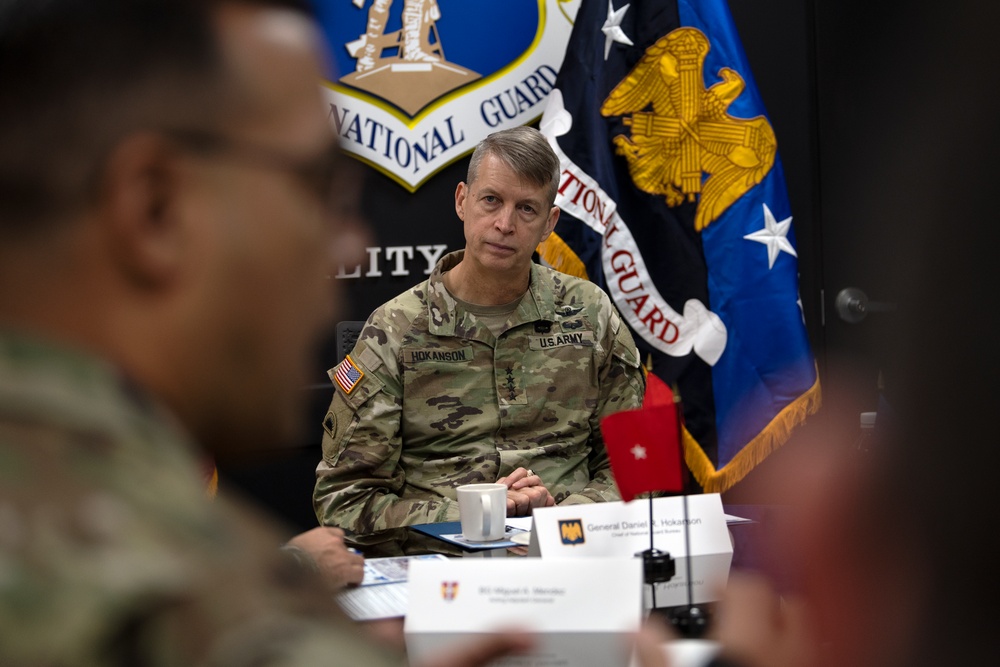 Gen. Daniel R. Hokanson, CNGB visits the 156th Wing