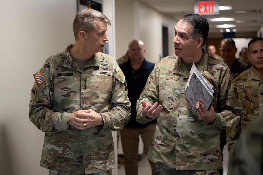 Gen. Daniel R. Hokanson, CNGB visits the 156th Wing