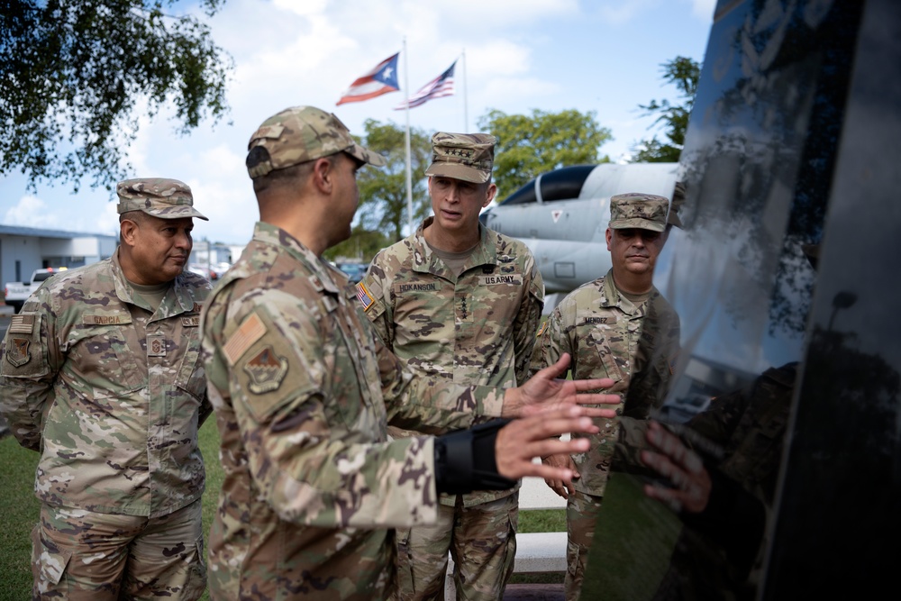 Gen. Daniel R. Hokanson, CNGB visits the 156th Wing